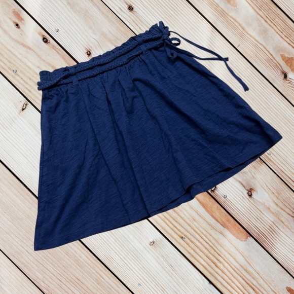 NWT Old Navy XS blue cotton pull on skirt - Picture 1 of 9